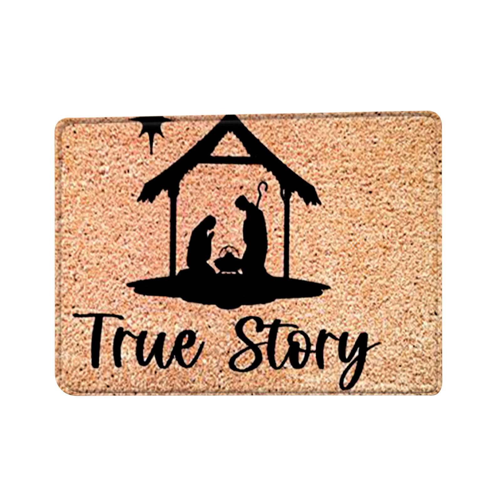 QISIWOLE Christmas Door Mat Outdoor Mat for Front Door, Merry