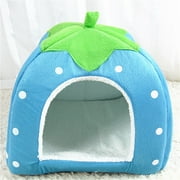 QISIWOLE Cute Strawberry Small Pet Bed for Guinea Pig Rabbit Bunny Kitten Hamster ,Deals