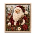 thumbnail image 1 of QISIWOLE DIY Christmas Santa Punch Needle Kit for Adults & Beginner, 7.8x7.8in DIY Fabric Poke Art Kit, Punch Needle Kits with All Supplies for Women Mom, Home Party Decor, Gift for Crafts Lovers, 1 of 8