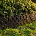 thumbnail image 1 of QISIWOLE Flexible Fence Edging - Decorative Pickets (23.2" W x 11.8" H), Interlocking Design for Circle, Corner, or Straight Fences for Lawn Flowerbeds Plant Borders Decor, 1 of 6