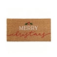 thumbnail image 1 of QISIWOLE Merry Christmas Doormat with Berries Design, 18x30 Inch Indoor Outdoor Xmas Door Mat, Winter Welcome Front Door Mat for Porch Decor Warming Gift, 1 of 6