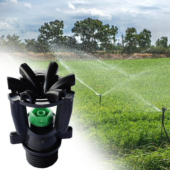 QISIWOLE Micro Drip Irrigation, 1/2" External Thread Rotating Sprinklers Mini Wobbler Irrigation Water Spray Sprinkler Farm 360 Degree Rotary Watering Nozzles (5 pcs)