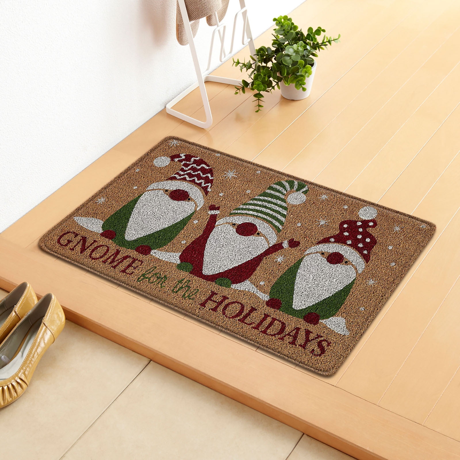 QISIWOLE Non-Slip Christmas Rugs Christmas Mats 16 x 24 Inches,Holiday ...