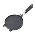 thumbnail image 1 of QISIWOLE Waffle Cone Maker, Nonstick Ice Cream Cone Maker, 7.2" Egg Roll Crepe Pan, Camp Pancake Crispy Cone Omelet Mold for Waffle Cups, Choco Tacos, Fuel Gas Stoves Only, 1 of 6