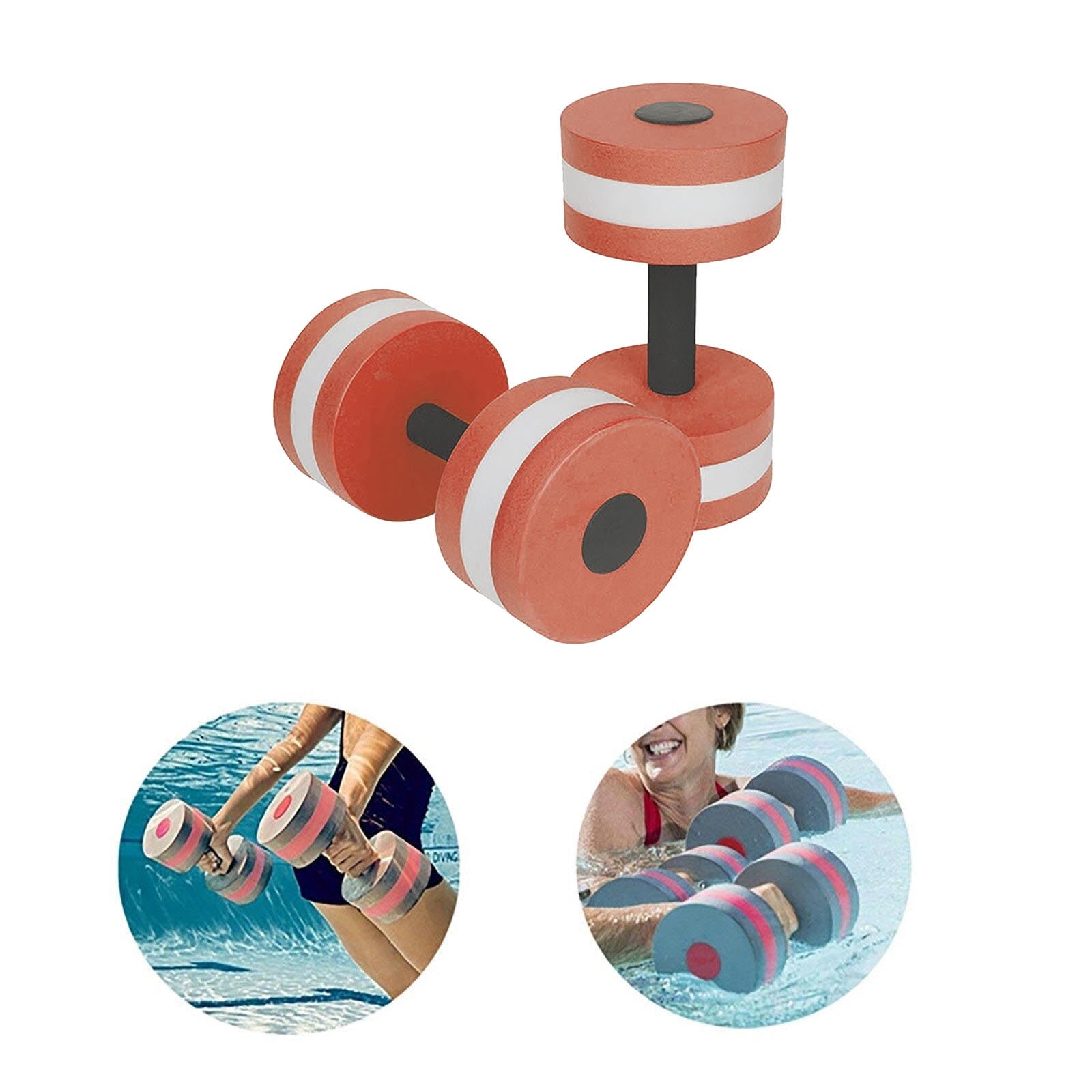 QISIWOLE Water Dumbbells Water Aerobics for Pool Fitness Exercise