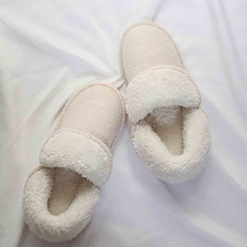 QISIWOLE Winter Soft Bottom Slippers Pregnant Women Thick Bottom Non