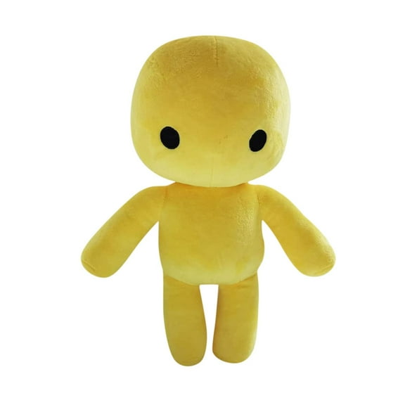 QITOWM Wobbly-Life Plush Soft Stuffed Doll for Fans and Adults Huggable Toy Figure with Minimalist Design and Durable Stitching for Home Decor,Creative Game-related Cute Toys (Yellow)