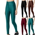 thumbnail image 1 of QIUOMBBP Compression Pants for Women High Waist Zipper Tummy Control Leggings Workout Sport Yoga Sweatpant Coffee M, 1 of 7