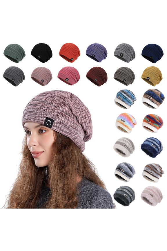 Knit Beanie Hats for Women Men Winter Warm Skull Beanies Cap Outdoor Lightweight Hat Streetwear, Yellow