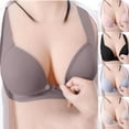 thumbnail image 1 of QIUOMBBP Women's Pregnant Breastfeeding Bra Thin Front Buckle Pregnant Postpartum Breastfeeding Bra Brown XXL, 1 of 6
