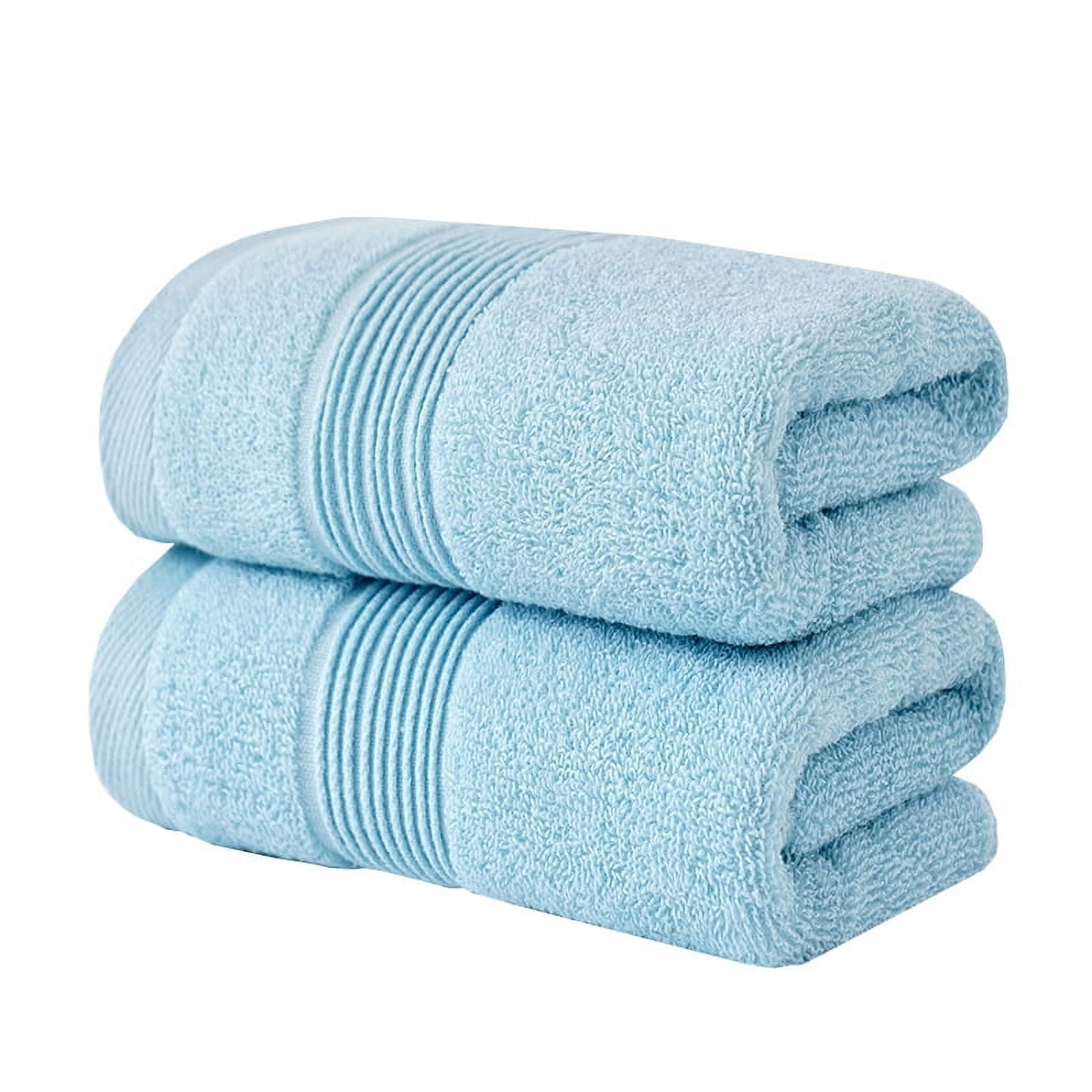 QIUTIAN Inyahome of 2/4 Premium Cotton Hand Face Hair Bath Towels Light ...