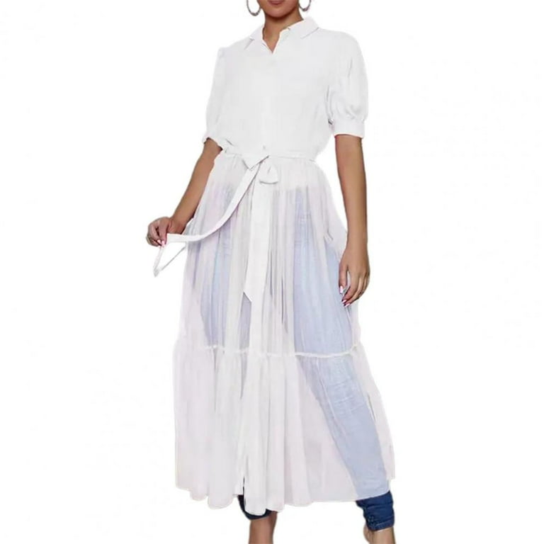 2022 Women Summer Half Sleeve Solid Party Long Dress 2022 Women Summer Half Sleeve Solid Party Long Dress
