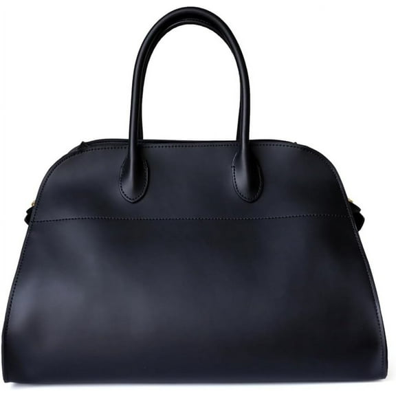 QIUYI Genuine Leather Tote Bag for Women Large Capacity Work Tote Top-handle Bag Vintage Hobo Handbag Casual Satchel Bag