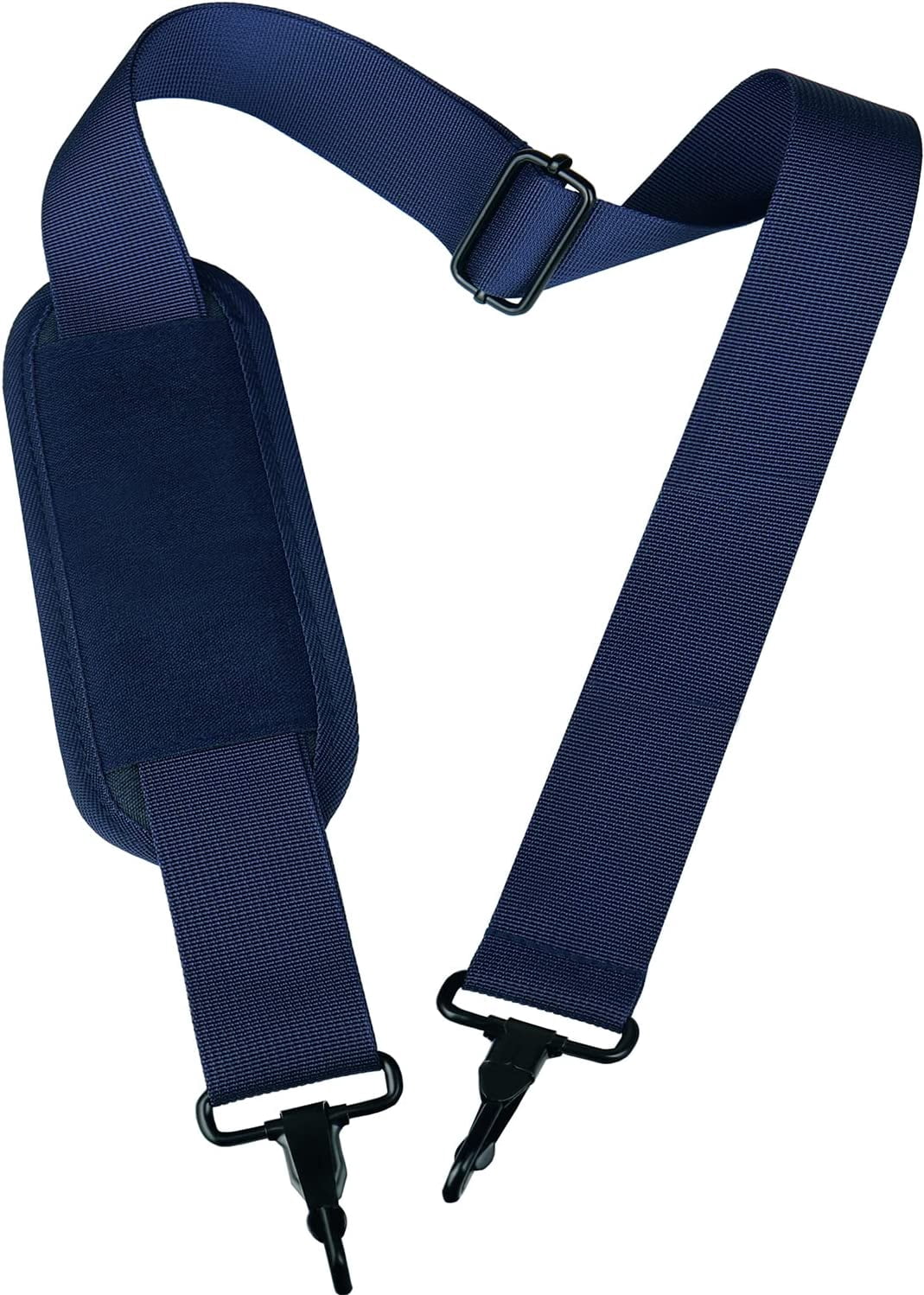 Universal Replacement Shoulder Strap - Adjustable 31.5" To 55", Durable Nylon With Metal Hooks