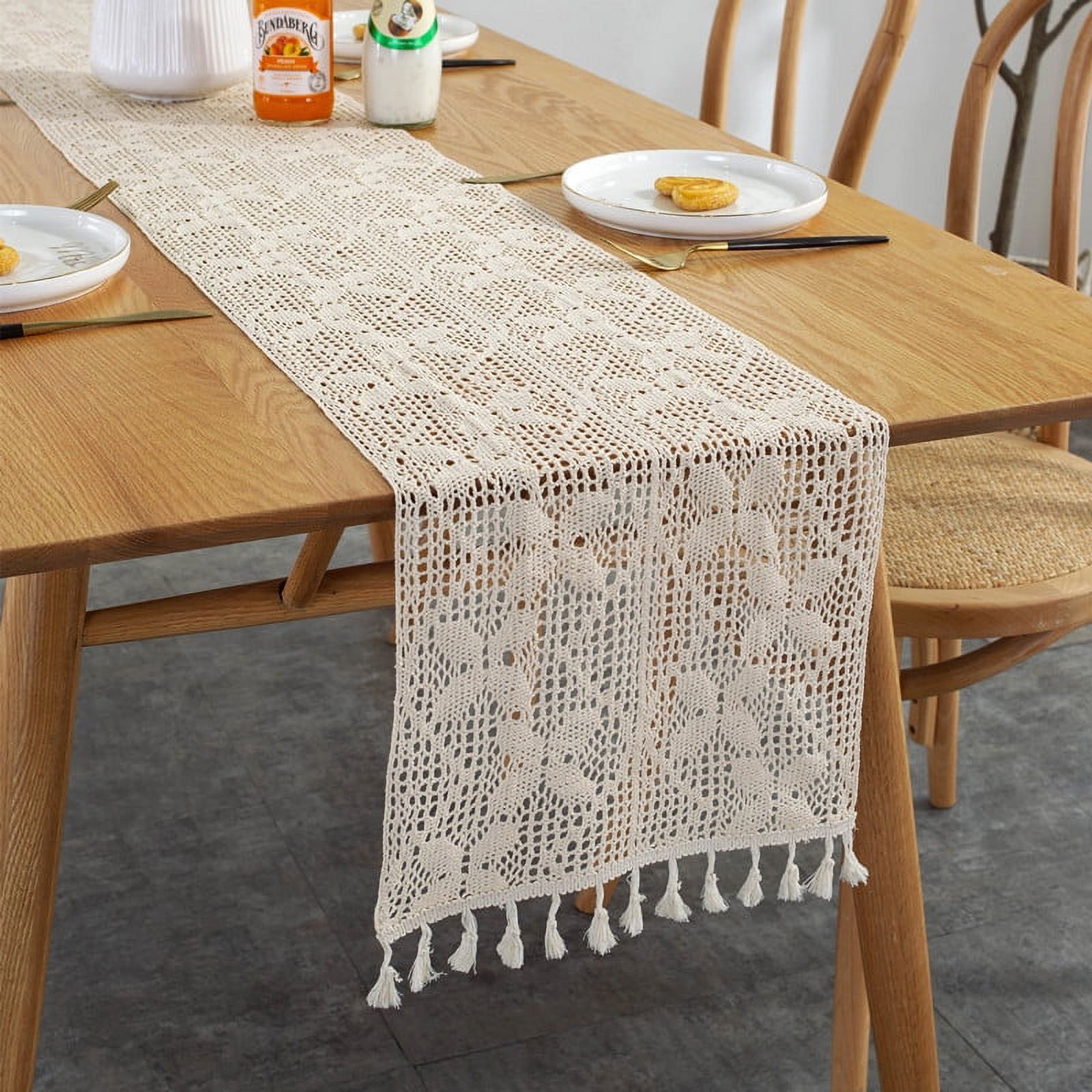 Adhara Patchwork Fringe Hollow Set