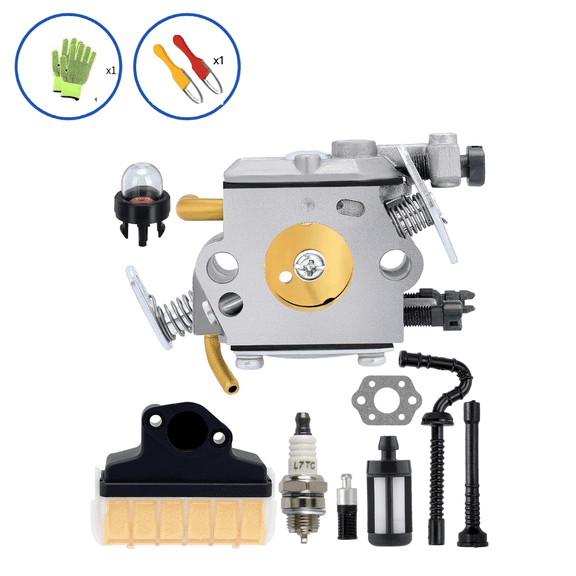 QIXI CHENDIAN All-in-One Carburetor Kit Black Replacement For Stihl MS250C