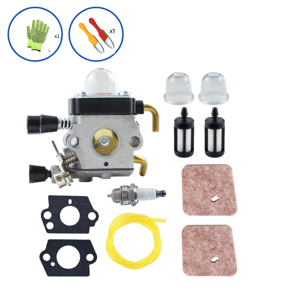 QIXI Precision-Engineered Carburetor For STIHL Models FS80, FC55, FC75