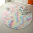 thumbnail image 1 of QIYAA Round Rug for Bedroom,Fluffy Circle Rug for Kids Room,Furry Carpet for Teen's Room,Shaggy Circular Rug for Nursery Room,Fuzzy Plush Rug for Dorm,Carpet,Cute Room Decor for Baby, 1 of 7