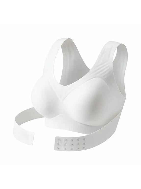 Posture Corrector Bras for Women Wireless Seamless Front Closure Back Support Everyday Bralettes Soft Lift Vest Style Shape Beauty Back Tops