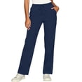thumbnail image 1 of QIYAGBSA Scrub Pants for Women Soft Stretch Drawstring Elastic Waist Multi Cargo Thigh Pockets Work Uniform Long Shifts Daily Duty Easy Move, 1 of 8