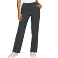 thumbnail image 1 of QIYAGBSA Scrub Pants for Women Soft Stretch Drawstring Elastic Waist Multi Cargo Thigh Pockets Work Uniform Long Shifts Daily Duty Easy Move, 1 of 8