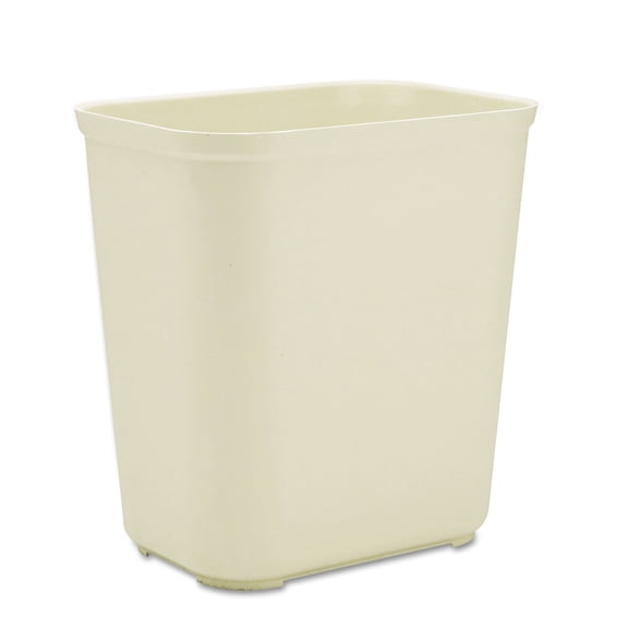 QIYIGUO Fire Resistant Wastebasket 7GAL/28 QT Beige for Hospitals/Schools/Hotels/Offices