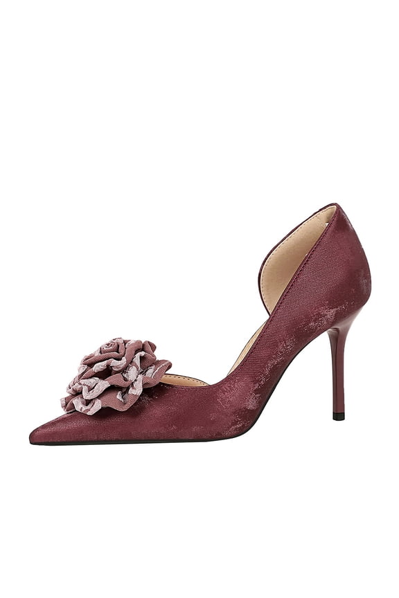 Red Sexy High Heels for Women Comfy Pointed Toe Stiletto Party Shoes Ladies Pumps