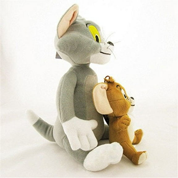 QJ Cute Tom and Jerry Stuffed Animal Cartoon Plush Doll Soft Plush Toy Doll