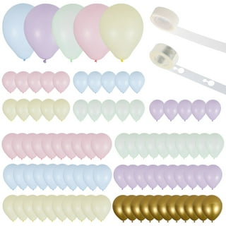 115Pack Latex Pastel Balloon Garland Kit Pastel Rainbow Balloon Arch Small  and Large Pastel Balloons for Pastel Birthday Decorations