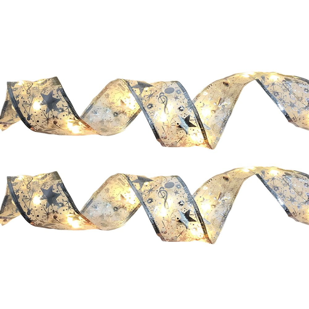 QJUHUNG 16.5ft Christmas Tree LED Strip Christmas Lights LED Ribbon Lights Christmas Tree DIY