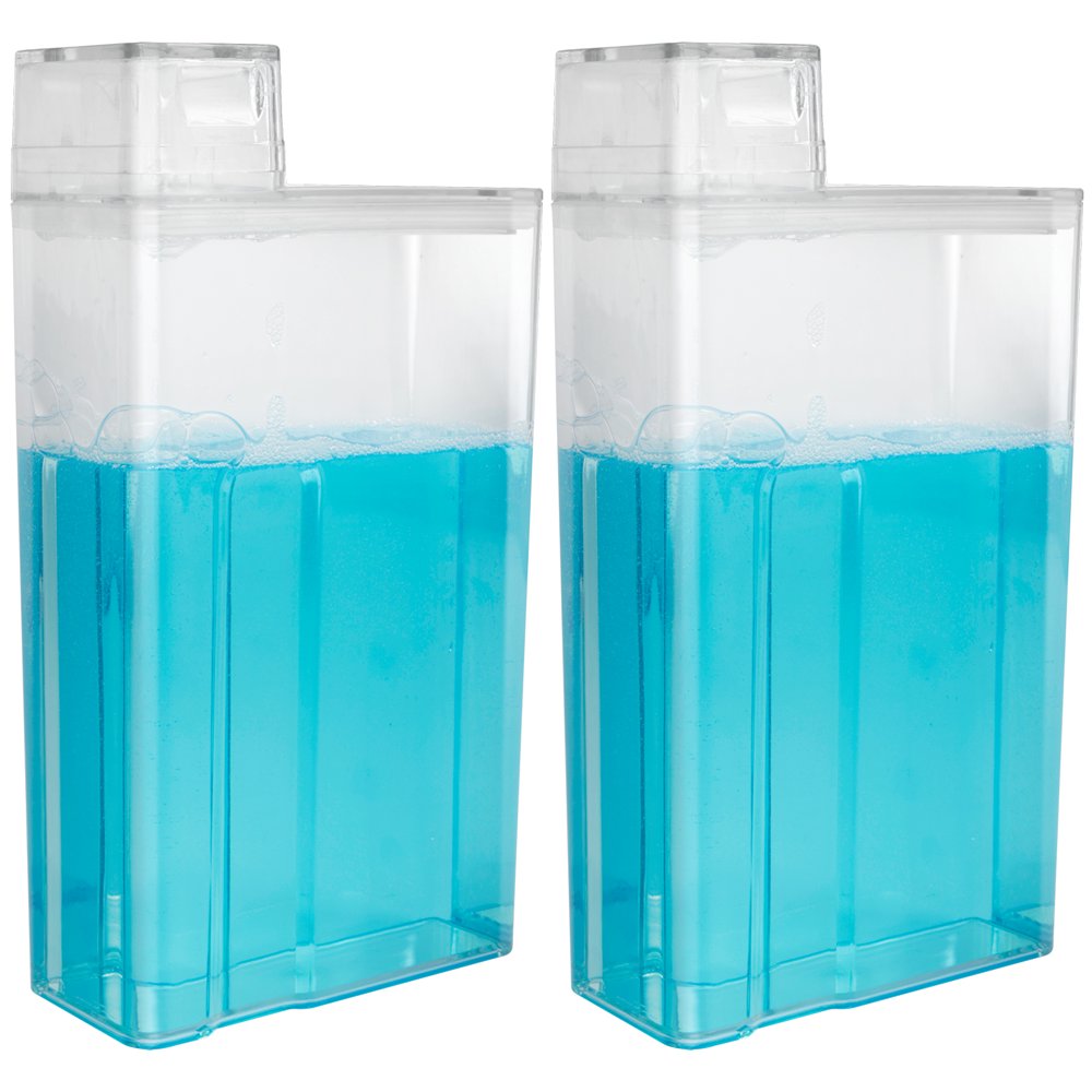 QJUHUNG 2Pcs Laundry Detergent Dispenser 1.2L Large Capacity Laundry