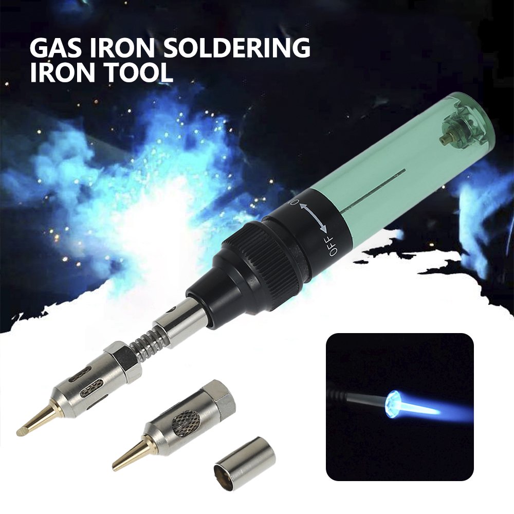 QJUHUNG 3in1 Soldering Iron Kits Gas Blow Torch Soldering Solder Iron