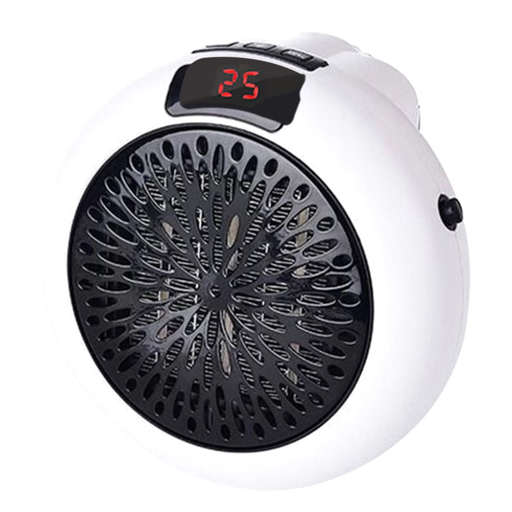 QJUHUNG 900W Electric Fan Heater Portable Space Heater Plug In Wall