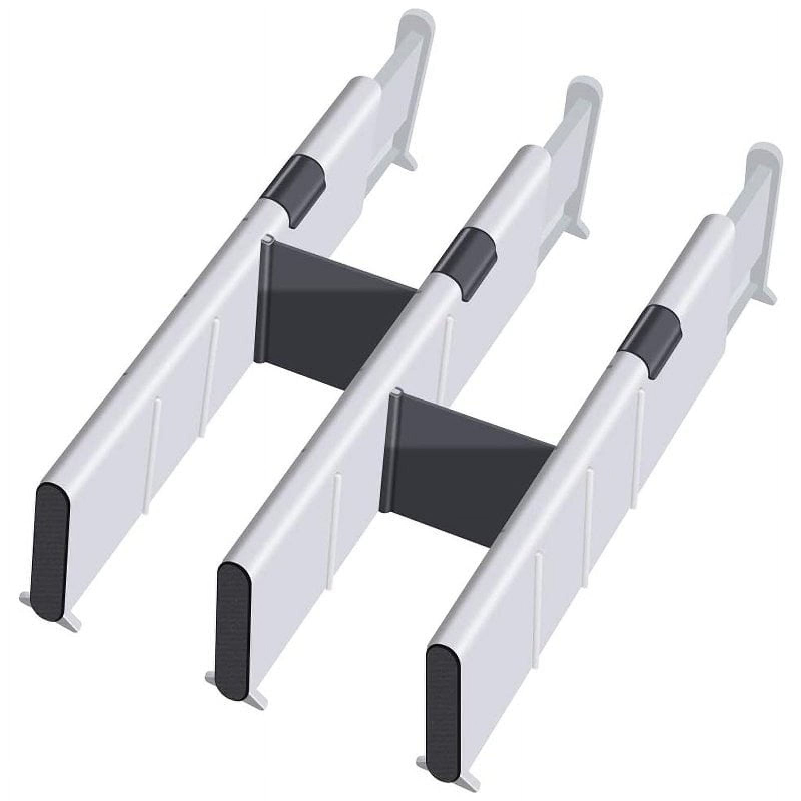 QJUHUNG Adjustable Drawer Dividers Organizers Expandable Drawer Organization Separators for