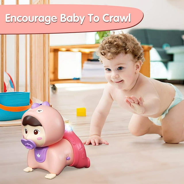 QJUHUNG Baby Crawling Toys 6 Month Old Baby Girl Toys Baby Toys 6 to 12