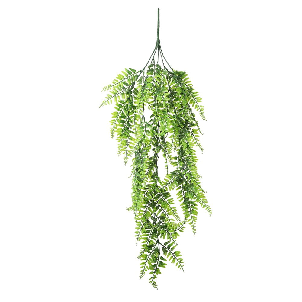 QJUHUNG Boston Ferns Fake Vines Artificial Hanging Ivy 30in Detailed