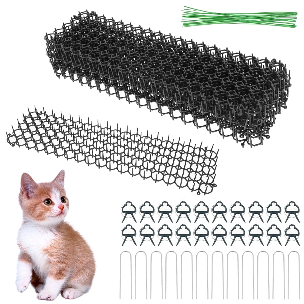 QJUHUNG Cat Scat Mat Cat Deterrent Mat with Spikes for Indoor/Outdoor ...