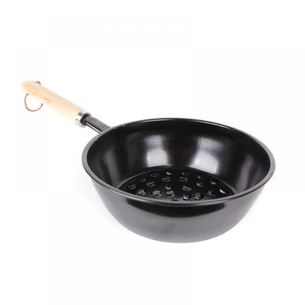 QJUHUNG Chimney Charcoal Starter Pot Barbeque Safe Wood Handle BBQ