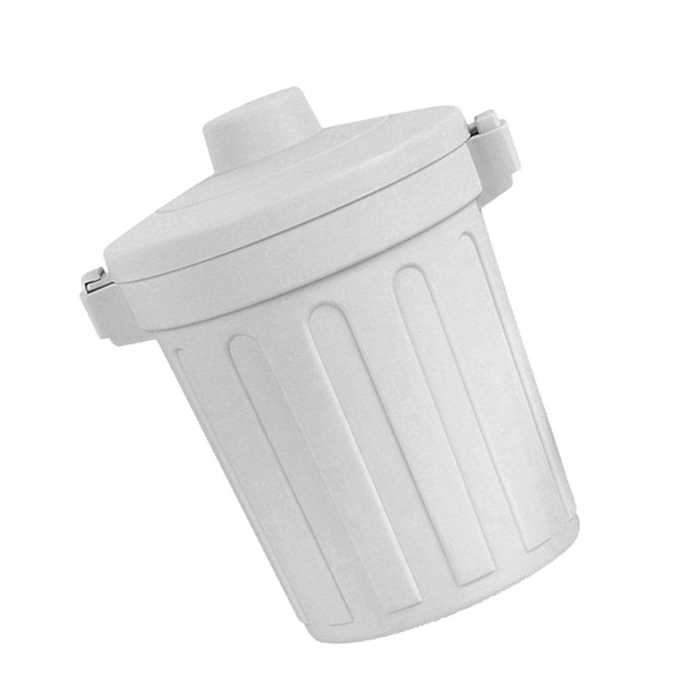 QJUHUNG Desktop Trash Can Mini Plastic Countertop Garbage Bin Tiny