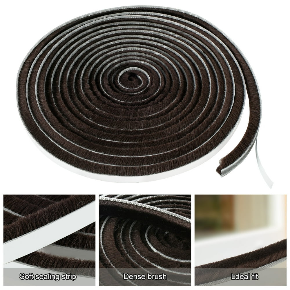 QJUHUNG Door Weather Stripping High Density Felt Self Adhesive Window Seal Foam Strip Window