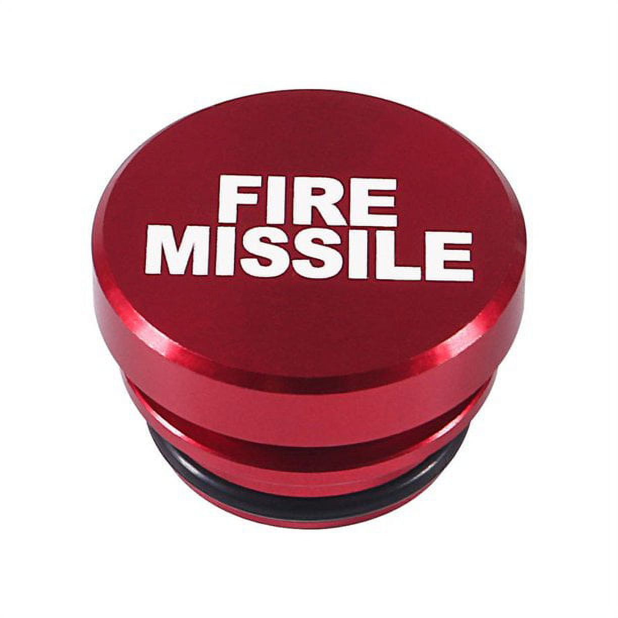 Tappo Antipolvere Per Accendisigari 12V Baceyong – Design Missile Rosso In Alluminio Anodizzato, Decorazione Auto