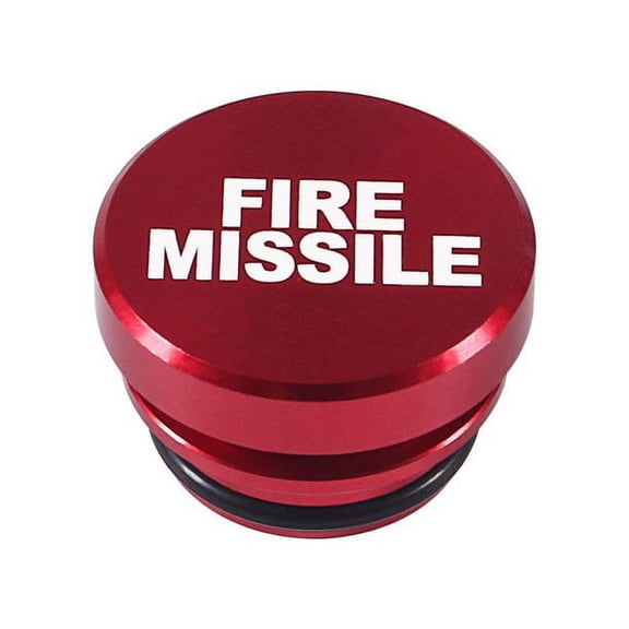 QJUHUNG Fire Missile Button, Car Cigarette Lighter Cover with Universal Design, Fits Most Vehicles with Standard 12 Volt , Car Lighter(Red)