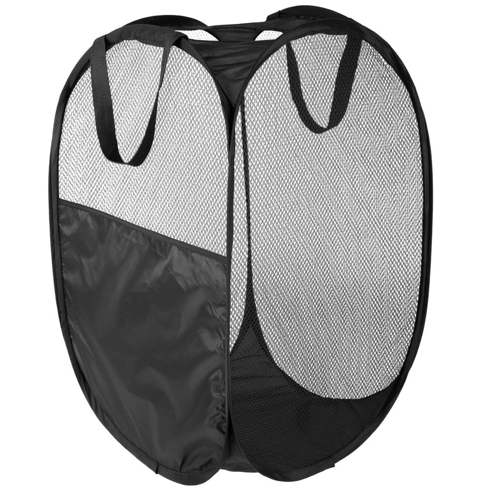 QJUHUNG Folding Laundry Basket 75L Large Collapsible Washing Basket Pop