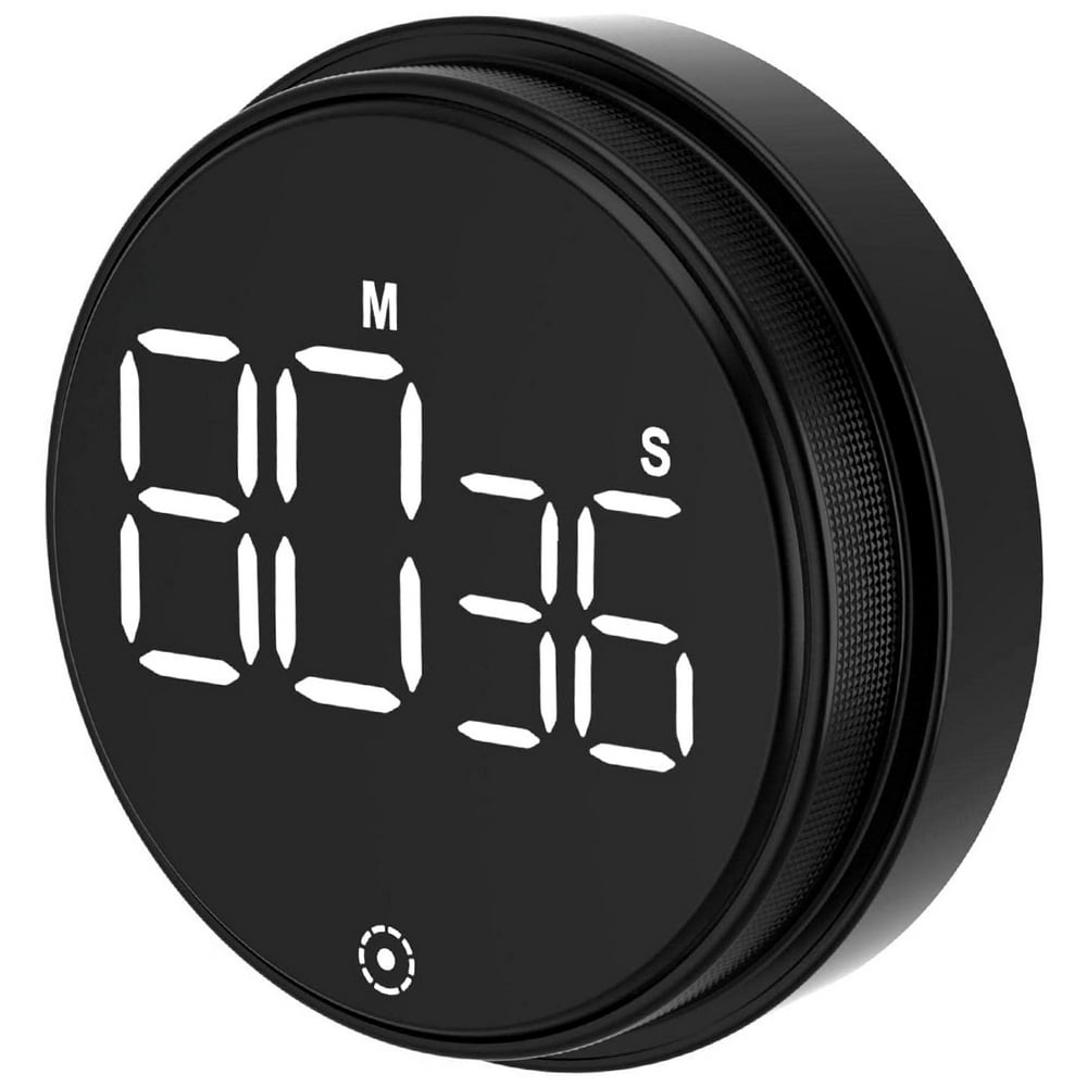 QJUHUNG Kitchen Timer Rotary Digital Timer Battery Operated