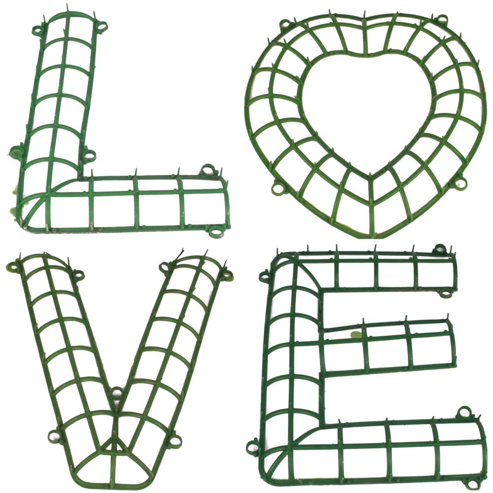 QJUHUNG LOVE Grid Flower Stand Wedding Flexible Design Wall Backdrop