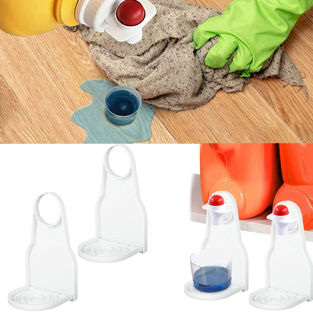 QJUHUNG Laundry Detergent Cup Holder Laundry Fabric Softener Soap Dispenser Drip Catcher Firmly