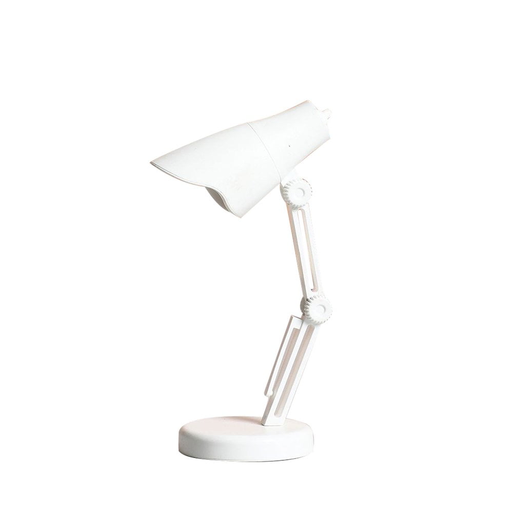 QJUHUNG Mini Table Lamp Foldable Night Reading Book Lamps with Clip