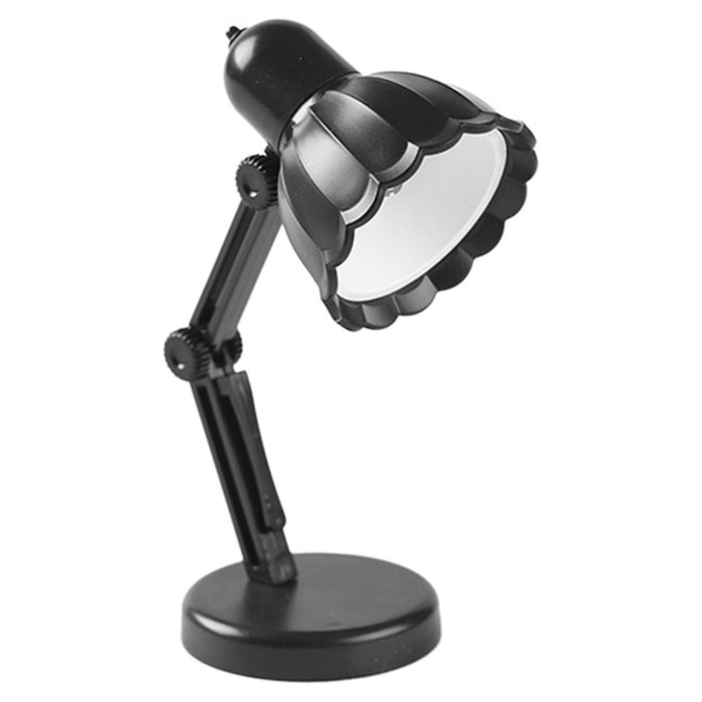 QJUHUNG Mini Table Lamp Foldable Night Reading Book Lamps with Clip