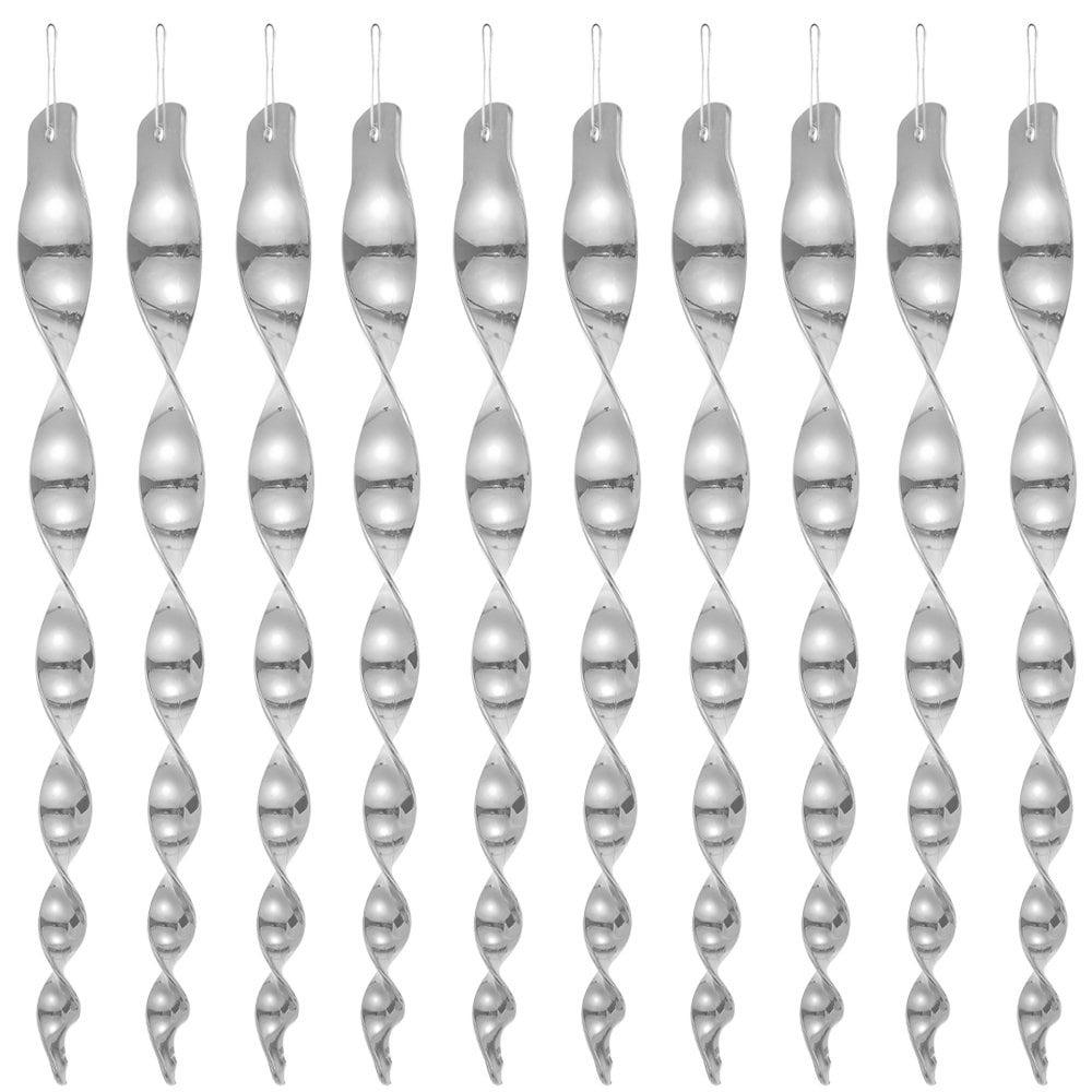 QJUHUNG Outdoor Bird Repellent Deterrent Device Wind Spiral Scare Rod