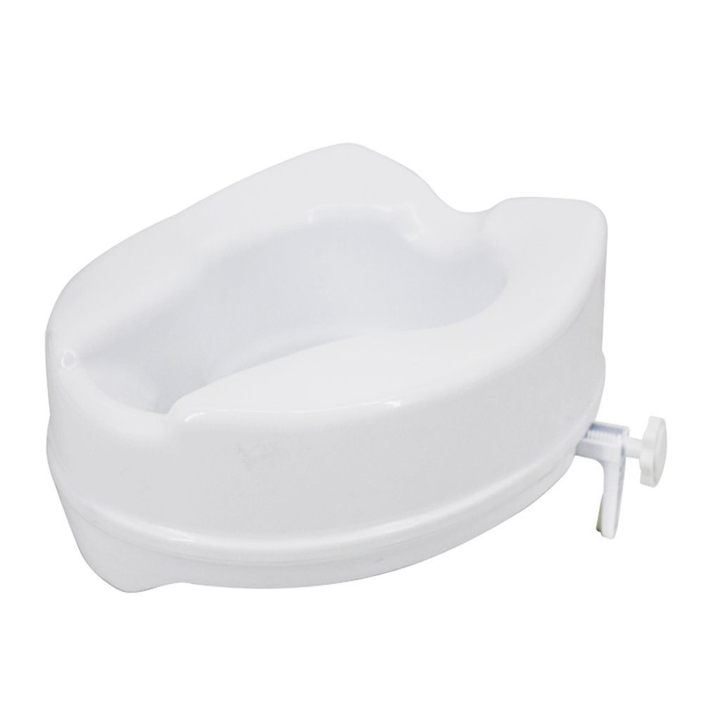 QJUHUNG Raised Toilet Seat 300 Lbs Heavy Duty Elevated Toilet Seat with